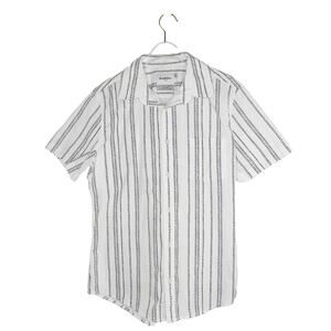 Goodfellow & Co. Slim Casual Button Up  Striped Shirt Short Sleeve Medium